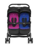 Joie Aire Twin Ultra Lightweight and One Hand-fold Stroller for Babies with Flat Reclining Seats (Birth to 15kg), Black Colour