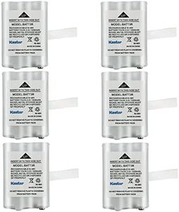 Kastar 6 Pack BATT3R Battery Replacement for Midland BATT3R BATT-3R, AVP14 MID-AVP14, LXT600 LXT-600, LXT630 LXT-630, LXT630X3 LXT-630X3, LXT633 LXT-633, T50, T60, T51, T61, T55, T65, X-Talker Radios