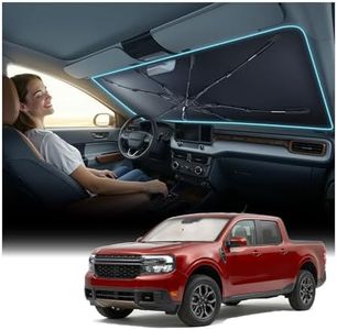 Nmoiss Windshield Sun Shade Umbrella for Ford Maverick 2022-2026 Accessories, [Vinyl Coating Heat Shield] Protect Car from Sun Rays & Heat Damage Keep Cool and Protect Interior
