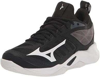 Mizuno Women's Wave Dimension Volleyball Shoe, Black/White, 9