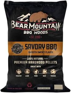 Bear Mountain BBQ FK93 All Natural Low Moisture Hardwood Smoky Savory Craft Blends BBQ Smoker Pellets for Outdoor Grilling and Smoking, 20 Pound Bag