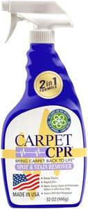 Carpet CPR Spot & Stain Remover (32 oz.) - Eliminates Stains & Odors On Carpet, Rugs, & Car Mats In Seconds, Removes Toughest Carpet Spots Permanently