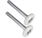 YUANQIAN Durable 2 Inches Nylon Garage Door Rollers 6200ZZ 11 Ball Bearing 4.8Inches Stem (Set of 2) (Garage Door Rolle 120MM2PCS)