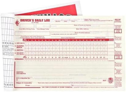 Driver Daily Log Book 5-pk. with Simplified Driver Vehicle Inspection Report & Daily Recap - Book Format, 2-Ply with Carbon, 8.5" x 5.5", 31 Sets of Forms Per Book - J. J. Keller & Associates