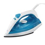 Sunbeam Compact Steam Iron, 1200 Watts, Non-Stick Soleplate, Powerful Shot of Steam, Horizontal or Vertical, Spray Mist, Precision Tip, White/Blue