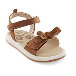 Stride Rite 360 Girl's Delilah Sandal, Tan, 6 Toddler