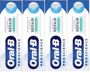 Oral-B Pro-Science Gum & Enamel Repair Extra Fresh Toothpaste, for Daily Use, Made in Germany, Toothpaste, 4 x 75 ml Pack