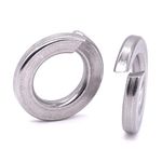 M10 Split Lock Washer Spring Lock Washer 50 of Pack, Stainless Steel 304 (18-8), Bright Finish