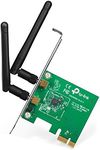 TP-Link 300Mbps Wireless N PCI Express Wifi Adapter, Up to 300Mbps, MIMO, Advanced Security, Low-Profile Bracket Included, Supports Windows and Linux (TL-WN881ND)