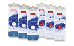 Miele 11504740 UltraPhase 1 and 2 Detergents, Laundry Detergent Cartridge Set, Half Year Supply, 6 Cartridges, 3 x Up 1 and 3 x Up2