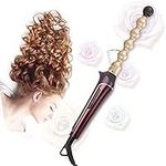 Bed Head Rock N' Roller Curling Wand for Tousled Waves and Texture, 1 inch with Tourmaline Ceramic Coating, Maxdee Professional Instant Heat - For All Types of Hair