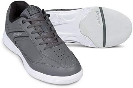 EMAX | Bowling-Schuhe Herren Damen | KR Strikeforce - Flyer | Grau | Bowlingschuhe Männer Frauen Größe 43 (US 10,5)