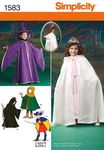 Simplicity Creative Patterns 1583 Child's Caped Costume, A (3-4-5-6-7-8)