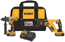 DEWALT DCK294P2 20V Max XR Lithium Ion Hammerdrill & Reciprocating Saw Combo Kit, 50Ah Pack