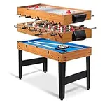 Goplus 48 Inch Game Table, 3-in-1 C