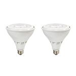 Sylvania Night Chaser LED PAR38 Light Bulb, 250W = 23W, 22 Year, Dimmable, Super Bright 2650 Lumens, Wet Rated, 5000K, Daylight - 2 Pack (41358)