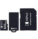 64GB microSD Memory Card | Micro SD Class 10 Compatible with Vemont, Maifang, Victure, Crosstour, Campark, Camkong Action DBPower, Apeman, VicTsing, Wimius, Akaso Action Cam Camera Phone | 64 GB