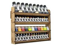 PROSCALE Paint Rack for Model Paints. Hobby Craft Citadel Vallejo Tamiya Army Wall Paint Rack Stand Paint Holder Organiser Miniature Warhammer Paint Storage Model Painting Station (Universal)