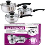 Sauce Pans With Tempered Glasses