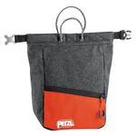 Petzl, Sakab, Large Chalk Bag To Be Placed On The Ground, Grey, One Size, Unisex-Adult