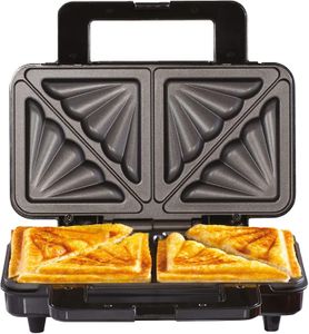 Daewoo Deep Fill Sandwich Toaster – Non-Stick Plates, 2 Slice