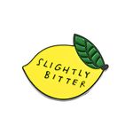 Slightly Bitter Lemon Enamel Pin, Summer Style Funny Pins Brooch Gift for Her - Birthday Gift., Metal