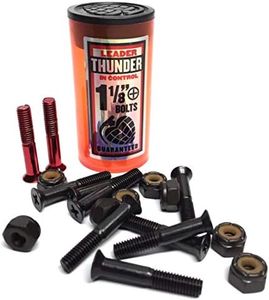 THUNDER HARDWARE 1 1/8 in Phillips SKATEBOARD RED BOLTS