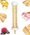 KUNHEWUHUA Ice Cream Cone Dispenser-16’’L x 3’’ Dia Plastic Tube with 1.6-2.6ins 2.4-3 ins gasket