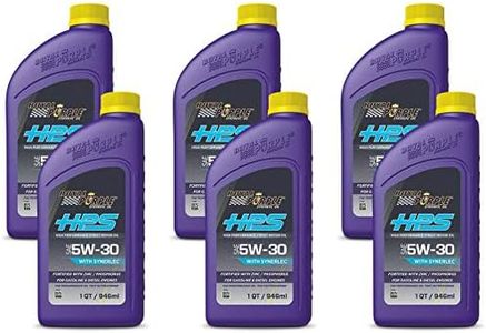 Royal Purple HPS 5W30 High Performance Engine Oil, 6 Quart Case