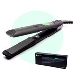 Professional Series Ultra-Smooth Cosmo Flat Iron for Thick Hair by MINT | Powerful Salon-Grade Single-Pass Ceramic Tourmaline Ionic Hair Straightener. Travel-Ready Dual Voltage