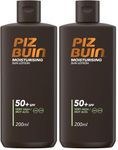 Piz Buin Moisturising Sun Lotion SPF50+, 200ml (Packaging May Vary) (Pack of 2)
