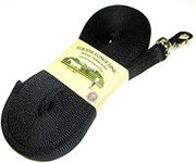 Hamilton Single Thick Nylon Horse Longe Line with Swivel Snap, 1-Inch/26-Feet, Black