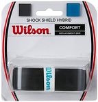 Wilson Shock Shield Hybrid Tennis Racquet Replacement Grip, Black