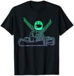 Mens Karting Tshirt for Go Kart Driver | Boys Go Kart Racing T-Shirt