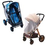 Pushchairs Rain Cover Prams Wind Covers Baby Stroller Mosquito Net Universal Weather Shield Accessory for Jogging Stroller Buggy Plastic rain Cover