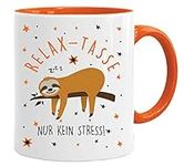 Mug with Saying, Relax Mug, Printed