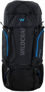 Wildcraft Trailblazer 60 Casual Backpack for Mens & Womens | Unisex Hiking Backpack (60 liter,Black)
