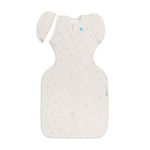 Love To Dream Swaddle Up Transition Bag, Twin Zipper, Arms-Free Baby Sleep Sack with Zip-Off Wings, Lightweight, Hip Healthy, Moderate Ideal Temperatures 24°C & 27°C, Golden, Medium (3-6 Months)