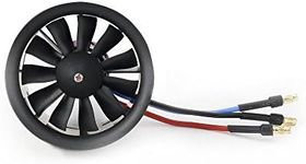 Powerfun EDF 50mm 11 Blades Ducted Fan with RC Brushless Motor 4300KV Balance Tested for EDF 4S RC Jet Airplane