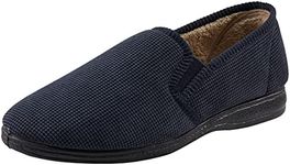 Grosby Men's Richard Slipper, Navy,