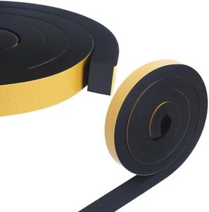 MXCELL High Density Foam Tape Waterproof Sealing Strip CR Strips Neoprene Single-Sided Adhesive EVA Seal 1''(W) X 3/4''(T) X 13ft(L)