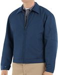 Red Kap Men's Slash Pocket Quilt-Lined Jacket, Navy, Large