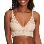 Maidenform Women's Casual Comfort Halter Bralette Bra, Paris Nude, 34B
