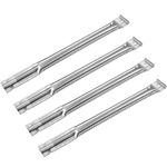 BBQSAVIOR 14 3/8 Inch Gas BBQ Burner Replacement Parts for Master Chef G43237 G43257 G43226 G43276 G45101 G45104 G45123 Charbroil Kenmore Members Mark Nexgrill Stainless Grill Burner Tube 4-Pack BP58