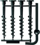 Bosch F016800468 4 Docking Station Screws and Hex Key, Black
