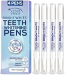 Venus Visage Teeth Whitening Pen - Teeth Whitening Products - 40+ Uses, Effective＆ Painless, Travel Essential - Whitening Pens for Teeth Bright White, Teeth Whitening Mint Flavor (4 Pens)