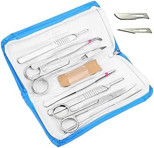 7 Pcs Dissection Kit for Medical Students, Biology Dissecting Kit Lab Dissection Tool with Scalpel Handle and Scalpel Suitable for Frogs Animals Etc