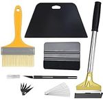 EHDIS Wallpaper Smoothing Tools,Wallpaper Tool Kit Wallpaper Smoothing Squeegee Wallpaper Paste,Razor Scraper Tool for Peel and Stick Contact Paper Hanging Vinyl Backsplash Window Film