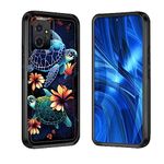 JHYYTUJTYP for Moto G Power 5G 2023 Case,[Military Grade Drop Tested] Heavy-Duty Tough Rugged Shockproof Protective Case for Motorola Moto G Power 5G 2023 6.5 inch,Sea Turtle with Flowers