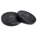 NORDFIT OLYMPIC RUBBER BUMPER PLATES (BLACK) 5KG,10KG,20KG (20)